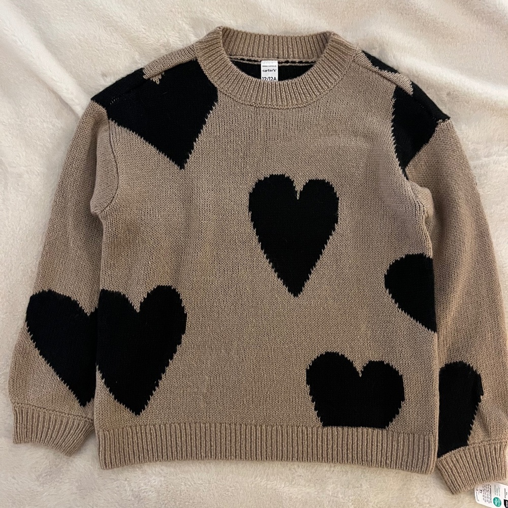 Carter’s heart sweater